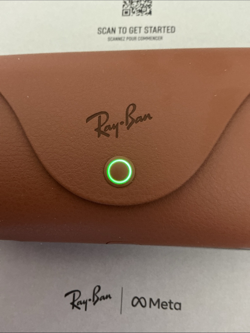 Ray-Ban Meta Matte Black Frame Sunglasses with Transitions to Green Lenses. NEW - Picture 8 of 9